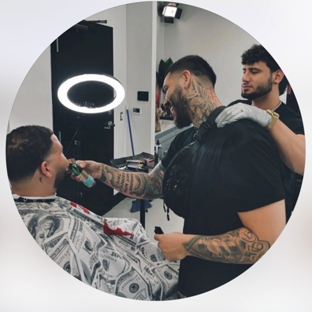 Andy Macias, owner and barber at District 91